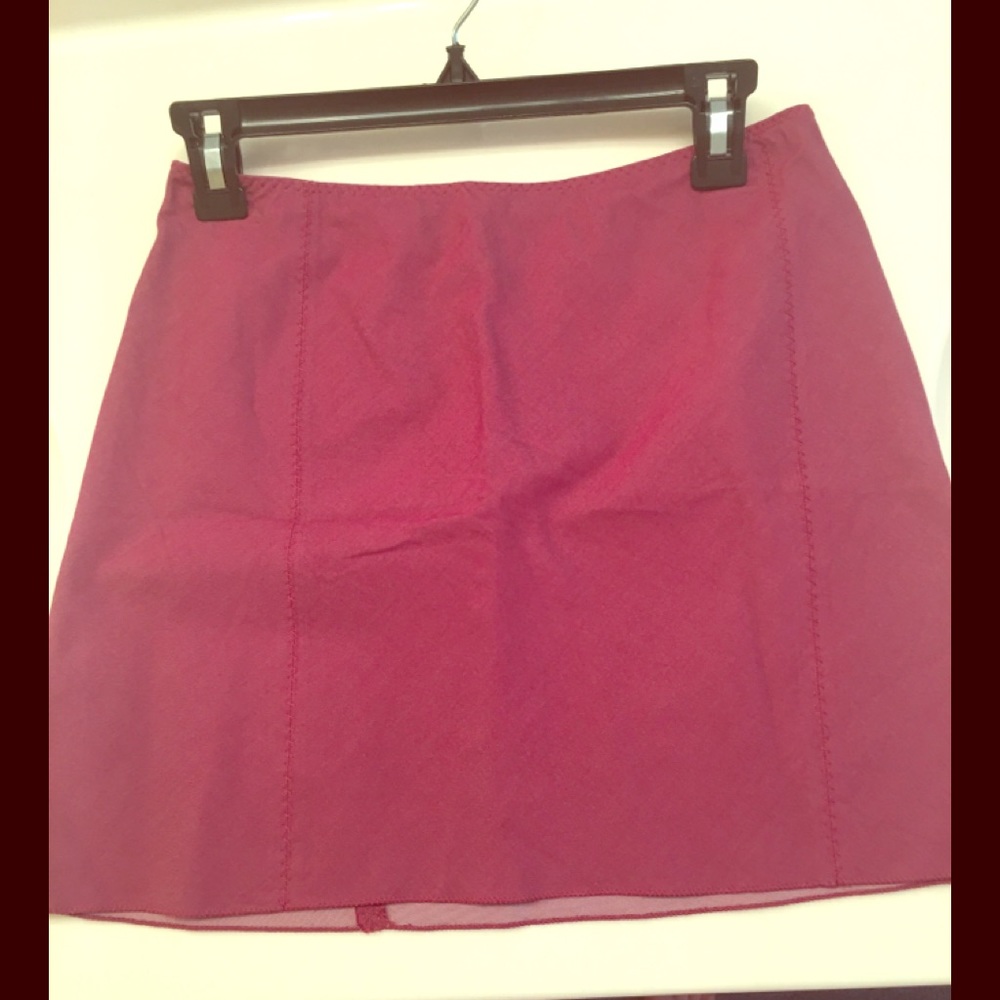 Prada purple wine colored skirt